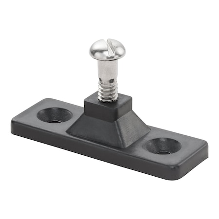 Whitecap Black Nylon Side Mount Deck Hinge, PR 3415BP